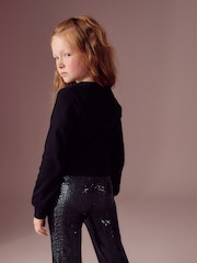 Black/White Front Knot Tops 2 Pack (3-16yrs) - Image 3 of 9