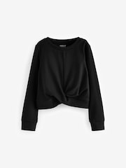 Black/White Front Knot Tops 2 Pack (3-16yrs) - Image 7 of 9