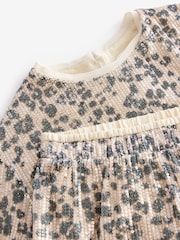 Animal Print Sequin Top and Shorts Set (3-16yrs) - Image 5 of 5