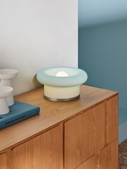 MADE.COM Blue Uriel Table Lamp - Image 1 of 3