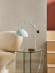 MADE.COM Blue Avery Table Lamp - Image 1 of 4