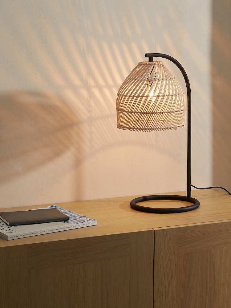 MADE.COM Natural Java Table Lamp - Image 1 of 3