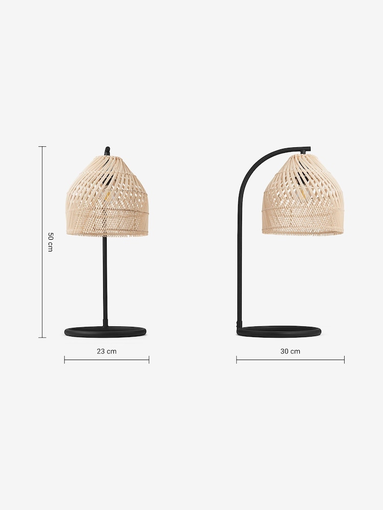 MADE.COM Natural Java Table Lamp - Image 3 of 3 MADE.COM Natural Java Table Lamp - Image 3 of 3