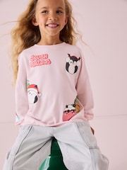 Pink Squishmallows Christmas License 100% Cotton Sweatshirt (5-12yrs) - Image 1 of 8