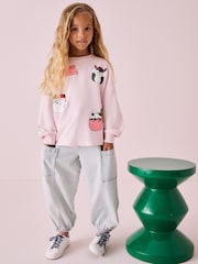 Pink Squishmallows Christmas License 100% Cotton Sweatshirt (5-12yrs) - Image 2 of 8