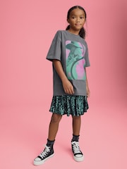 Charcoal Grey Wicked Oversized T-Shirt (6-16yrs) - Image 1 of 5