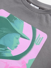 Charcoal Grey Wicked Oversized T-Shirt (6-16yrs) - Image 5 of 5