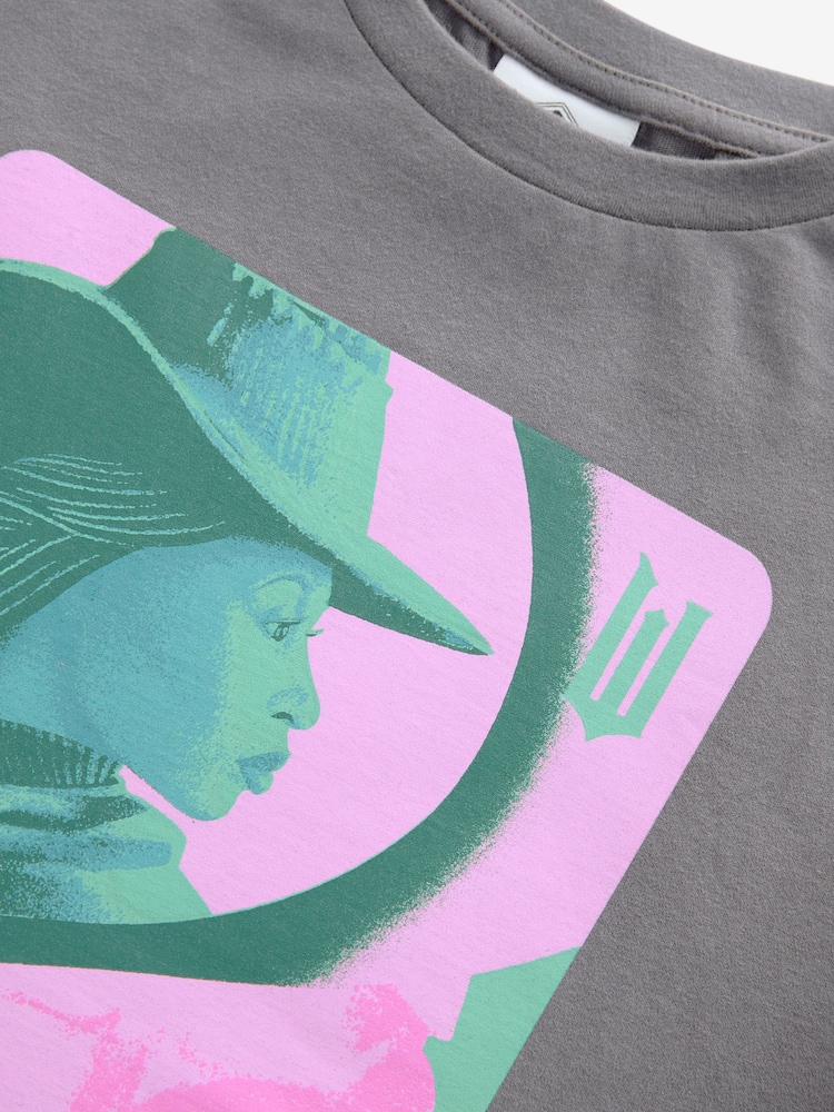 Charcoal Grey Wicked Oversized T-Shirt (6-16yrs) - Image 5 of 5