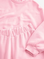 Pink Oversized Cosy Sweatshirt and Wide Leg Set (3-16yrs) - Image 7 of 8