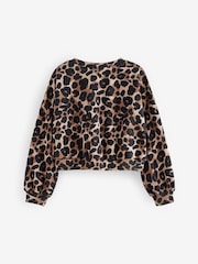 Red/White/Animal Boxy Long Sleeve 100% Cotton Sweatshirt 3 Pack (3-16yrs) - Image 3 of 7