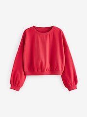 Red/White/Animal Boxy Long Sleeve 100% Cotton Sweatshirt 3 Pack (3-16yrs) - Image 5 of 7