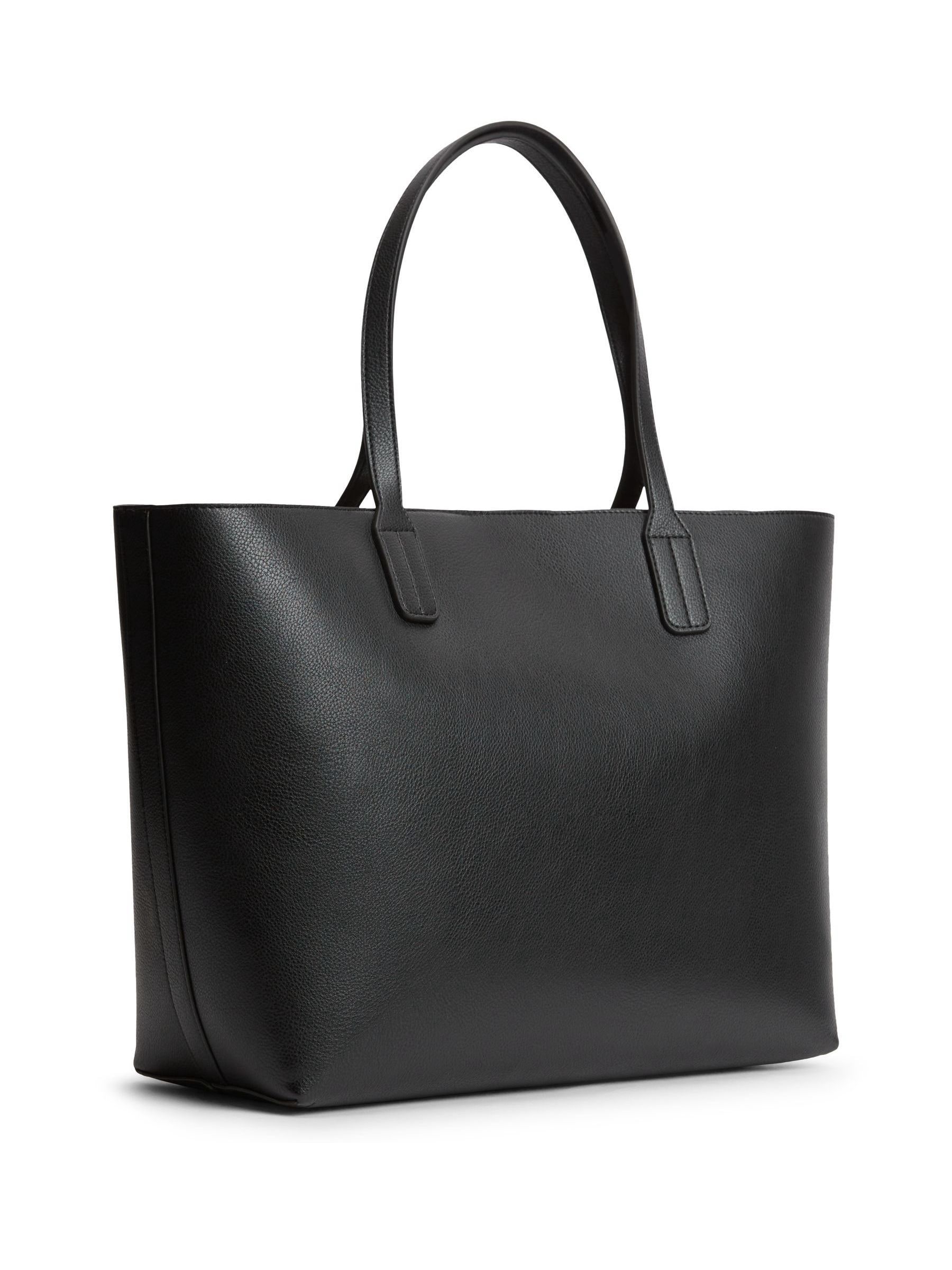 Buy Tommy Hilfiger Black Hilfiger Icon Monogram Tote Bag from Next