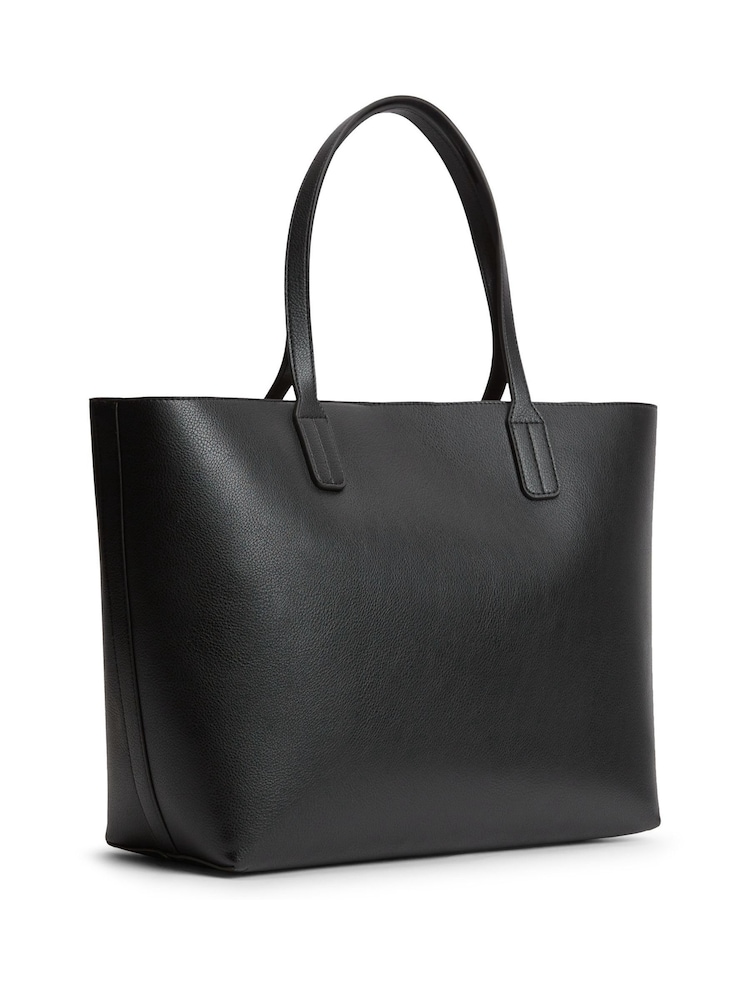 Tommy Hilfiger Black Hilfiger Icon  Monogram Tote Bag - Image 2 of 5