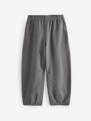 Purple Oversized 100% Cotton Sweat and Check Barrel Leg Joggers Set (3-16yrs) - Image 9 of 11