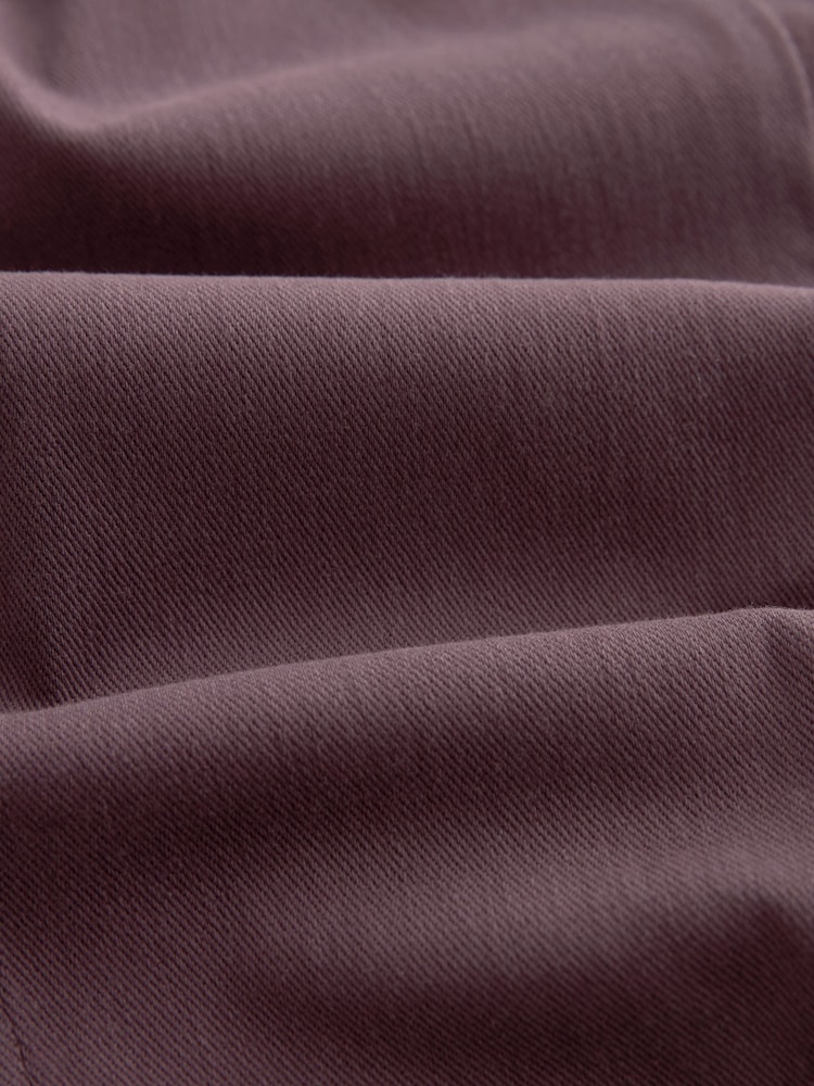 Berry Purple Jersey Denim Leggings - Image 8 of 8