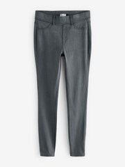 Grey Jersey Denim Leggings - Image 7 of 7
