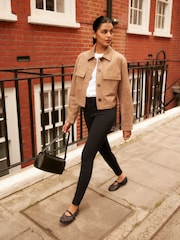 Noir - Brushed Jersey Denim Leggings - Image 1 of 7