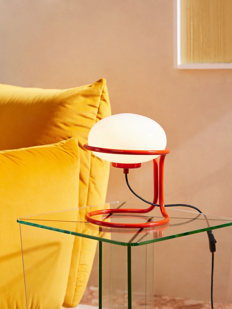 MADE.COM Red Piper Table Lamp - Image 1 of 3