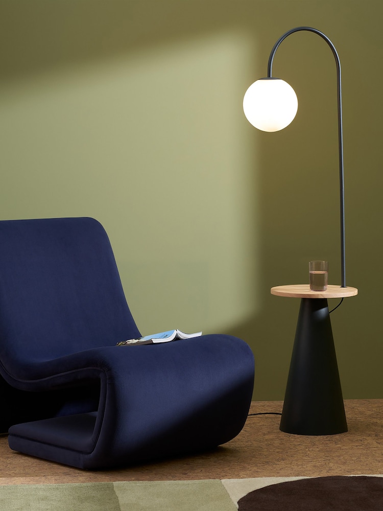 MADE.COM Black Vars Floor Light - Image 1 of 3