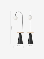 MADE.COM Black Vars Floor Light - Image 3 of 3