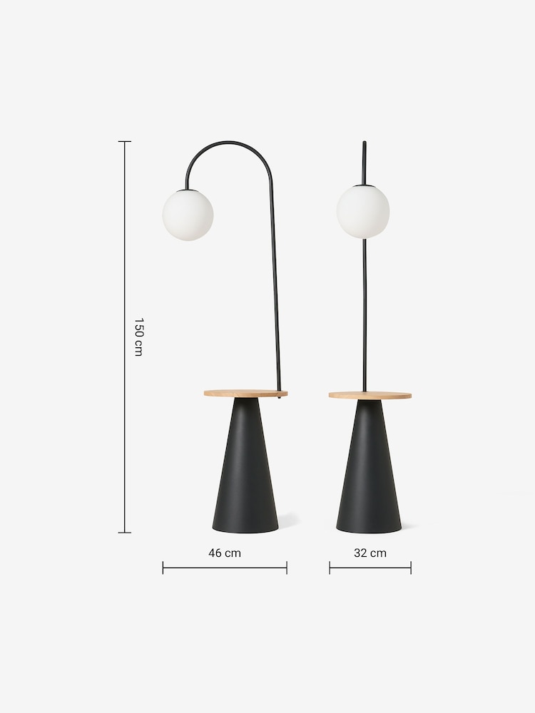 MADE.COM Black Vars Floor Light - Image 3 of 3