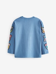 Mid Blue Marvel Avengers Licensed Long Sleeve T-Shirt (3-16yrs) - Image 2 of 5