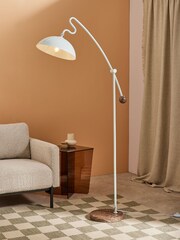 MADE.COM Blue Avery Floor Lamp - Image 1 of 4