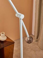 MADE.COM Blue Avery Floor Lamp - Image 3 of 4