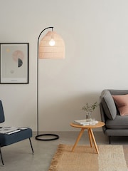 MADE.COM Natural Java Floor Lamp - Image 1 of 4