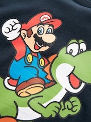 Navy Mario Gaming T-Shirt (3-15yrs) - Image 3 of 3