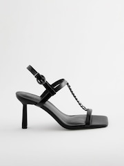 Black Forever Comfort®  Chain T-Bar Heels - Image 5 of 8