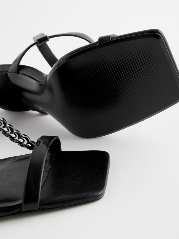 Black Forever Comfort®  Chain T-Bar Heels - Image 8 of 8
