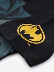 Black Licensed DC Comics Batman 100% Cotton T-Shirt (3-16yrs) - Image 3 of 4