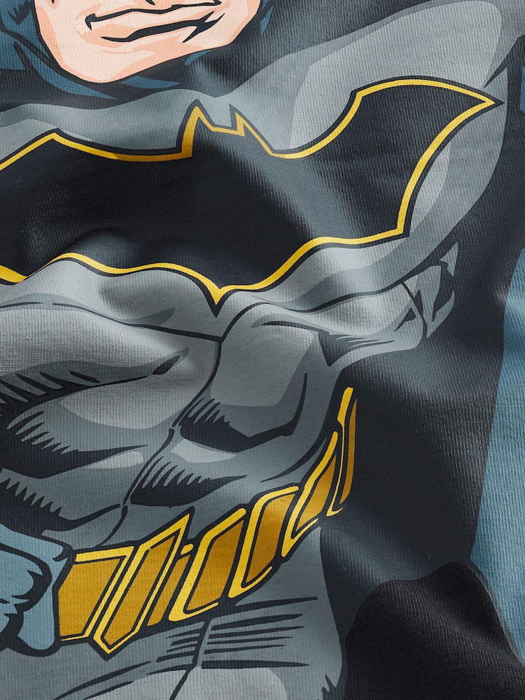 Black Licensed DC Comics Batman 100% Cotton T-Shirt (3-16yrs) - Image 4 of 4