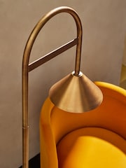 MADE.COM Brass Rhett Floor Arch Lamp - Image 2 of 3
