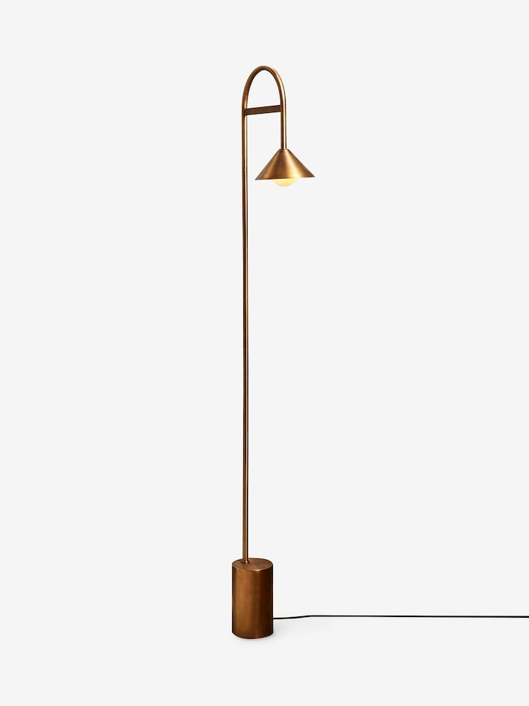 MADE.COM Brass Rhett Floor Arch Lamp - Image 3 of 3