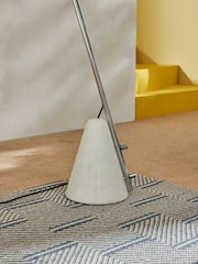 MADE.COM Chrome Mason Marble Arch Floor Lamp - Image 3 of 3