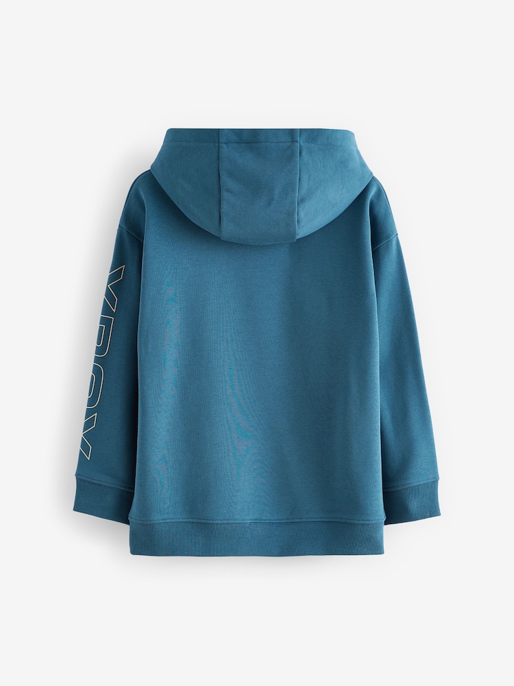 Mid Blue Xbox Hoodie (3-16yrs) - Image 2 of 5