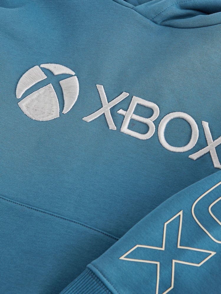 Mid Blue Xbox Hoodie (3-16yrs) - Image 4 of 5