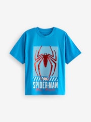 Bleu moyen - T-shirt Flippy à sequins sous licence (3-16 ans) - Image 1 de 4