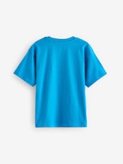 Bleu moyen - T-shirt Flippy à sequins sous licence (3-16 ans) - Image 3 de 4