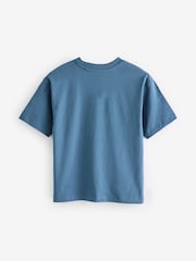 Mid Blue Licensed Minecraft T-Shirt (3-16yrs) - Image 2 of 4
