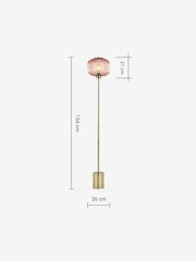 MADE.COM Pink Briz Floor Lamp - Image 8 of 8