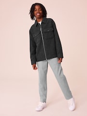 Grey Check Shacket (3-16yrs) - Image 2 of 4
