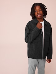 Grey Check Shacket (3-16yrs) - Image 4 of 4