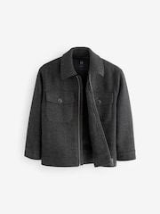 Grau - Hemdjacke mit Karos (3 – 16 Jahre) - Bild 6 von 8