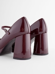Burgundy Forever Comfort® Platform Mary Jane Heels - Image 9 of 9