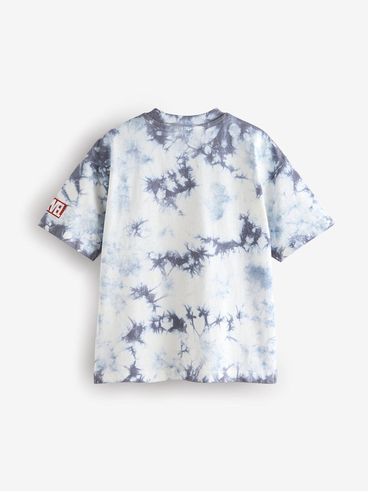 White Ground Tie-Dye Licensed Marvel T-Shirt (3-16yrs) - Image 2 of 4