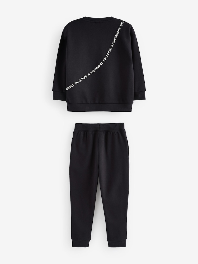 Black Licensed XBox Crew Neck Sweat and Jogger Set (3-16yrs) - Image 2 of 5
