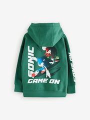 Green Sonic Hoodie (3-16yrs) - Image 2 of 5